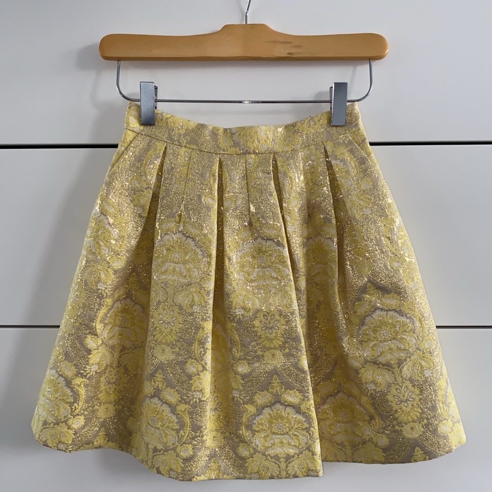 Ever New Jacquard Gold Thread Shirt